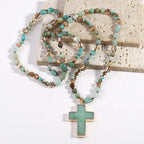 Collar Cristiano con Dije de Cruz Católica: Joyería Religiosa
