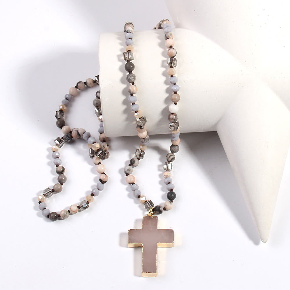 Collar Cristiano con Dije de Cruz Católica: Joyería Religiosa