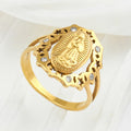 Anillo Delicado Calado de la Virgen de Guadalupe