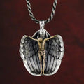Collar Religioso de Oración del Santo Jesús y el Ángel Redentor