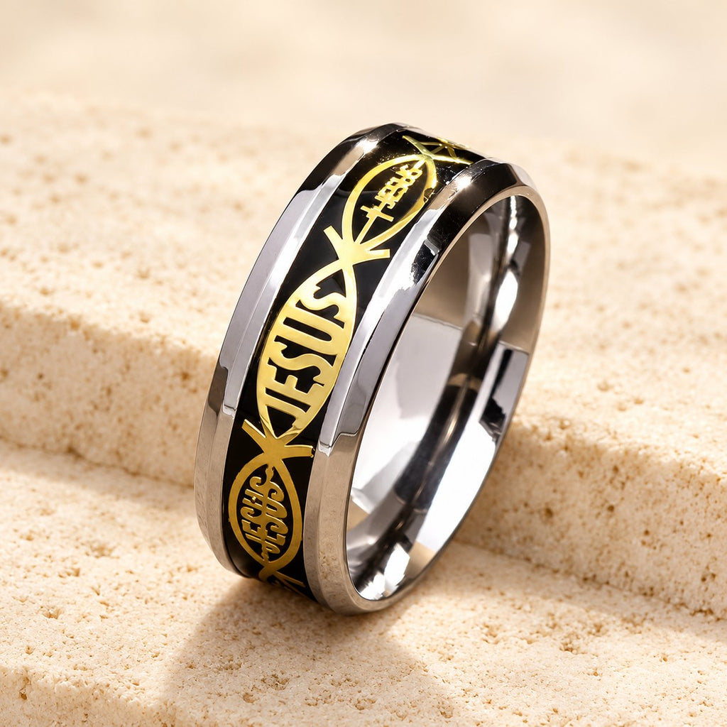 Rustic Stainless Steel Ring