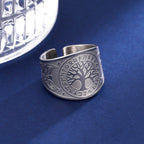 Anillo Árbol de la Vida con Ave Guardiana