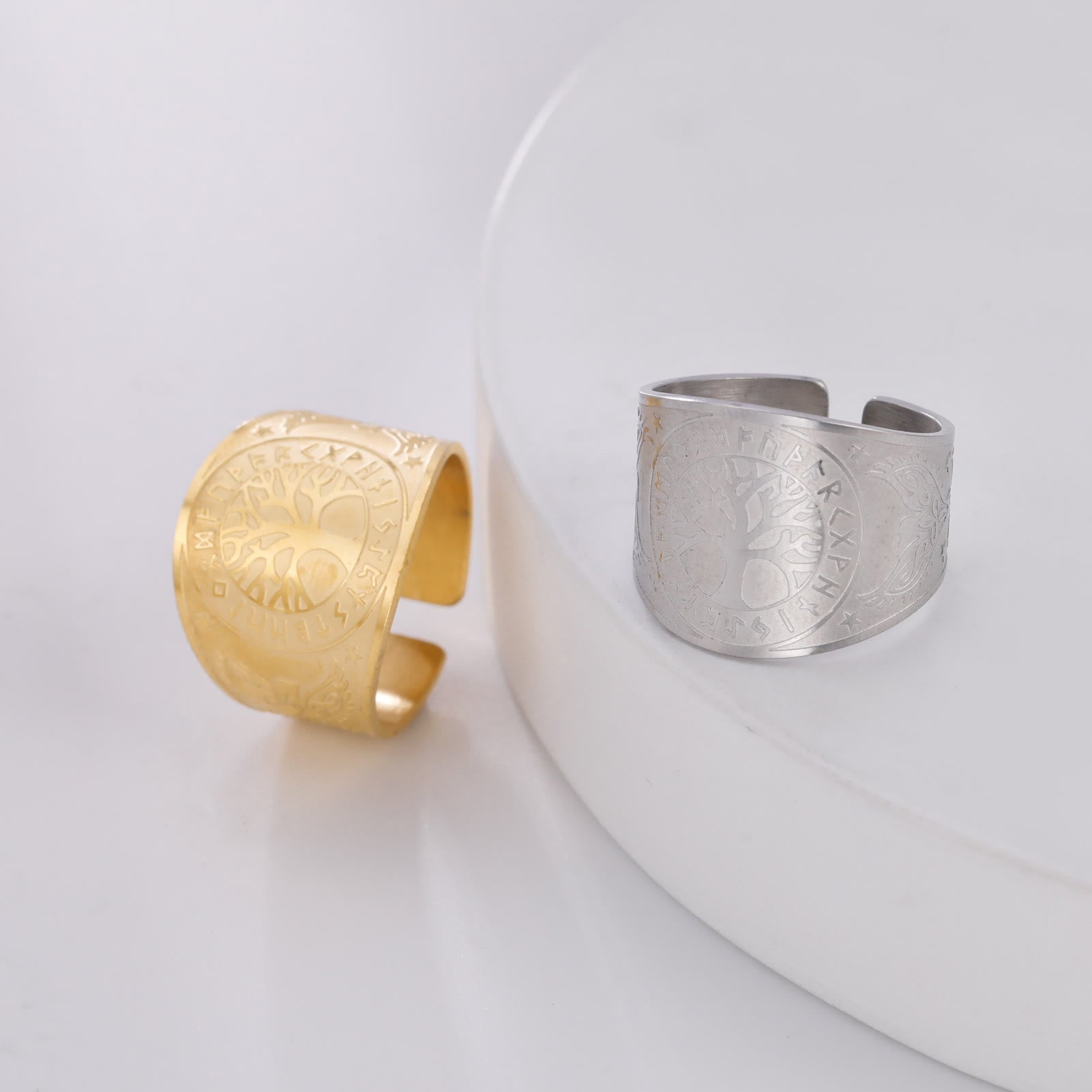 Anillo Árbol de la Vida con Ave Guardiana