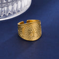Anillo Árbol de la Vida con Ave Guardiana