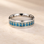 Shinny Jesus Cross Ring Religious Band Jewelry