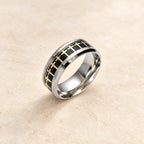 Shinny Jesus Cross Ring Religious Band Jewelry