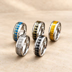 Shinny Jesus Cross Ring Religious Band Jewelry