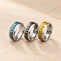 Shinny Jesus Cross Ring Religious Band Jewelry