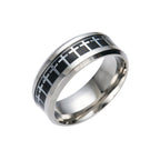 Anillo Religioso Brillante de Cruz de Jesús