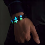 Glow in the Dark Cross Bracelet