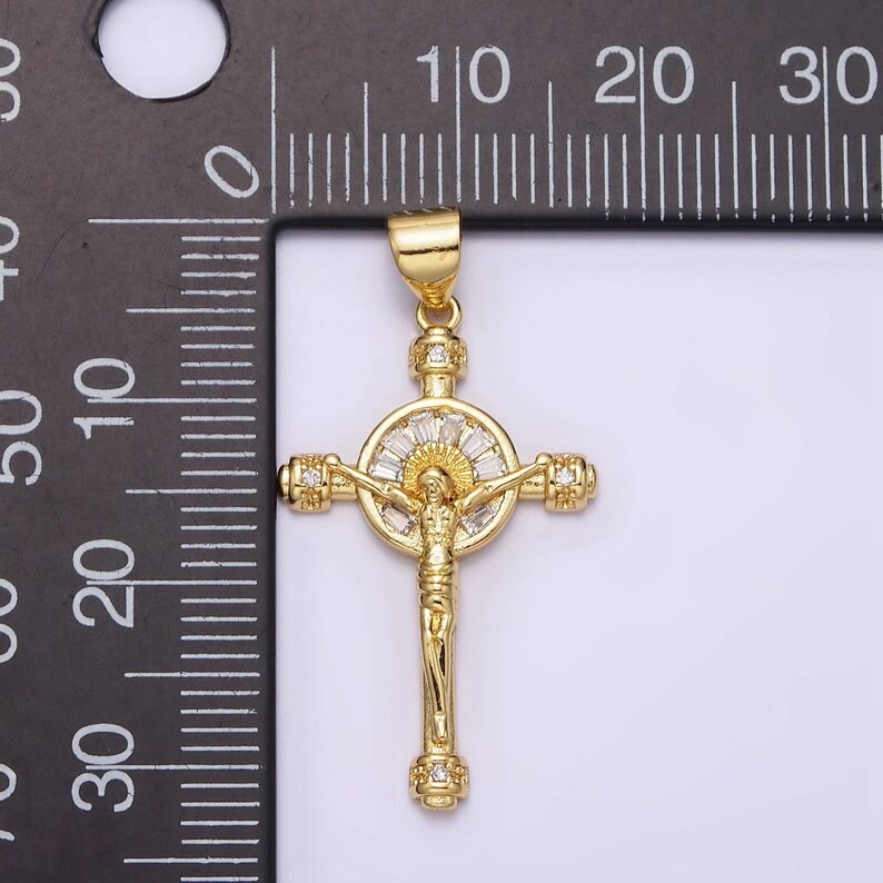 Collar Cristiano de Fe con Cruz Crucifijo de Jesús