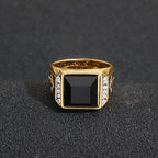 Anillo de Cruz Bañado en Dos Tonos - Para Dios Todo es Posible