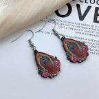 Aretes Coloridos de la Virgen de Guadalupe