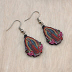 Aretes Coloridos de la Virgen de Guadalupe VIP