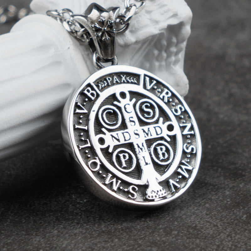 Collar de Aleación de Bendición del Hogar de San Benito