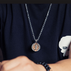 Collar de Aleación de Bendición del Hogar de San Benito