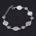Pulsera de Protección con Medalla y Cruz de San Benito