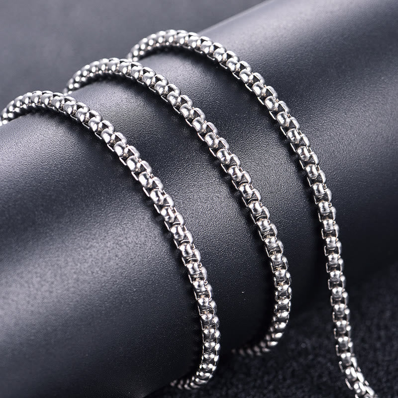 Collar con Dije de Jesús "Dios te Bendiga" Estilo Clásico