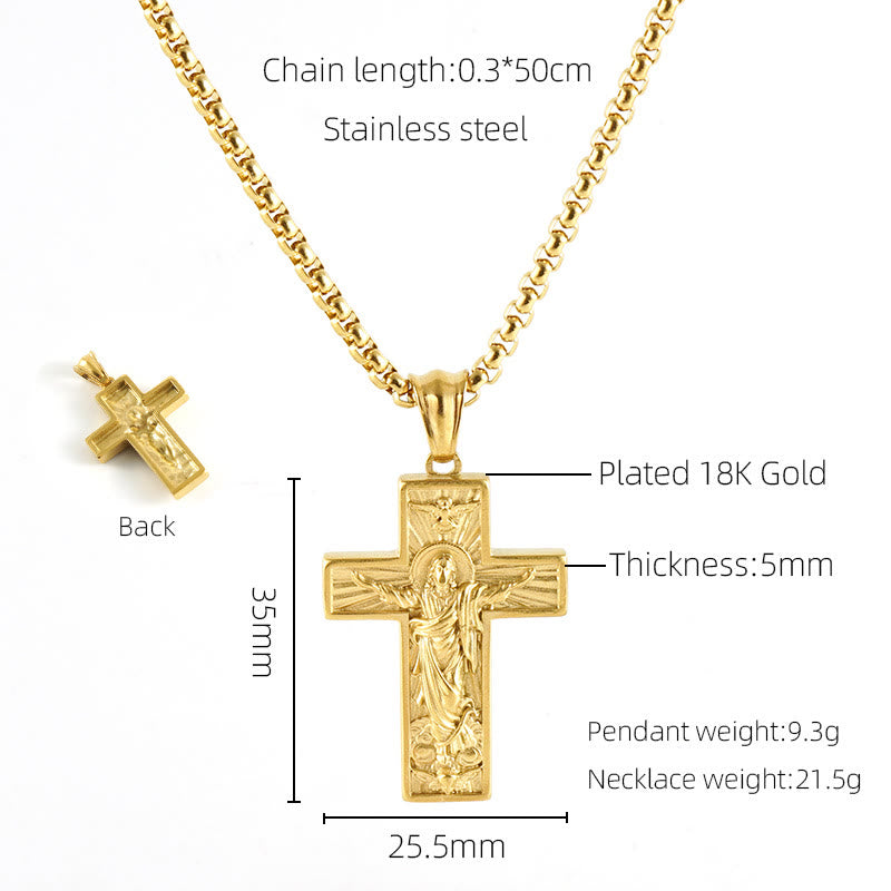 Collar con 11 Dijes de Bendición de Íconos Clásicos Estilo Retro