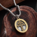 Collar de Aleación con Medalla de la Virgen de Guadalupe Estilo Retro