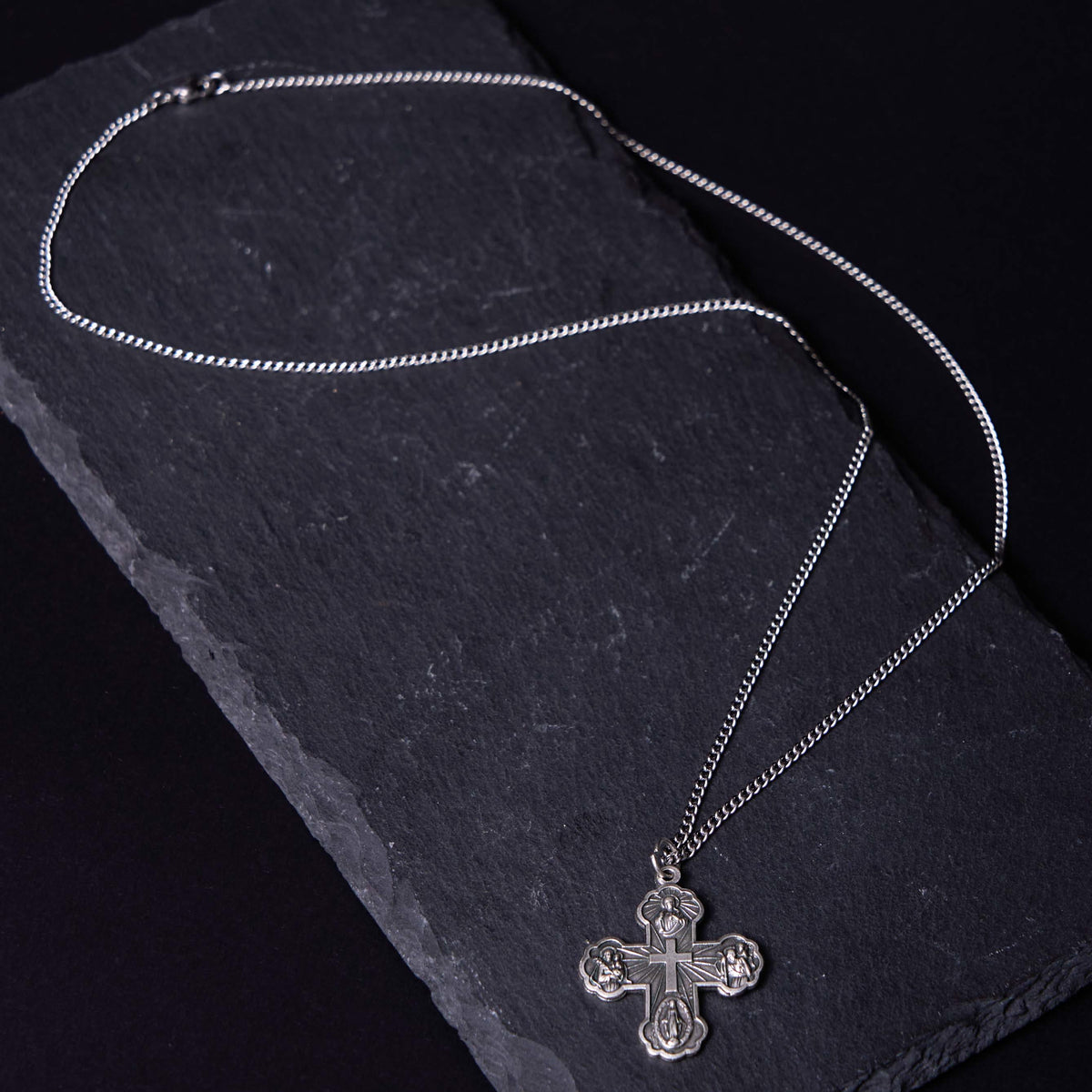 Classic Style Carmelite Five-in-One Four-Way Cross Pendant Alloy