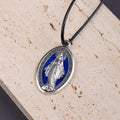 Collar con Dije de la Medalla Milagrosa de la Virgen Estilo Clásico