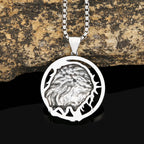 Collar con Dije Corona de Espinas de Jesús Estilo Retro Punk