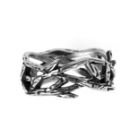 Anillo de Acero de Titanio Corona de Espinas de Jesús Estilo Retro