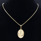 Collar de Bendición Artesanal con Dije de la Virgen de Fátima Estilo Clásico