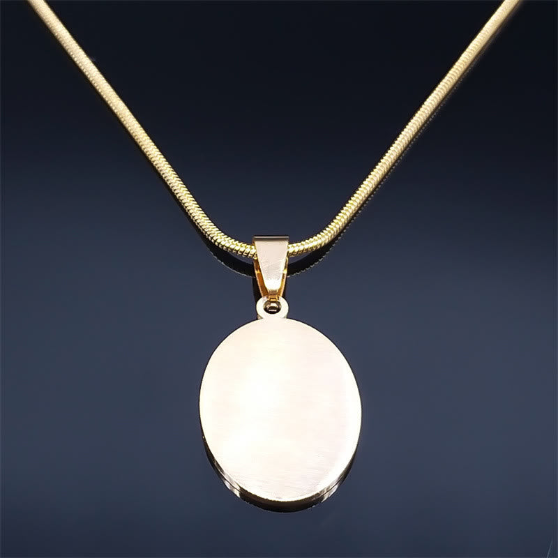 Collar de Bendición Artesanal con Dije de la Virgen de Fátima Estilo Clásico