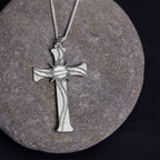 Collar de Aleación con Dije Crucifijo Cruz de Jesús Estilo Retro Clásico