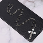 Collar Religioso con Dije Amuleto Crucifijo Protector Estilo Sencillo