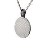 Collar con Dije "San Cristóbal Protégenos" Estilo Clásico