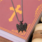 Collar Escudo de Fe Colección Ángel de la Guarda "Quis Ut Deus"