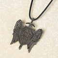 Collar Escudo de Fe Colección Ángel de la Guarda "Quis Ut Deus"