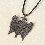 Collar Escudo de Fe Colección Ángel de la Guarda "Quis Ut Deus"