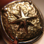 Anillo de Bendición Sagrada Estrella de Belén y Cruz Estilo Clásico