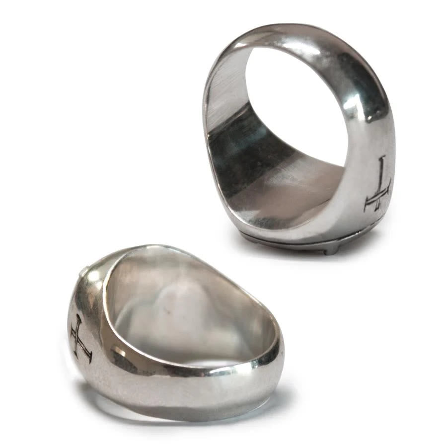 Anillo de Bendición Sagrada Estrella de Belén y Cruz Estilo Clásico