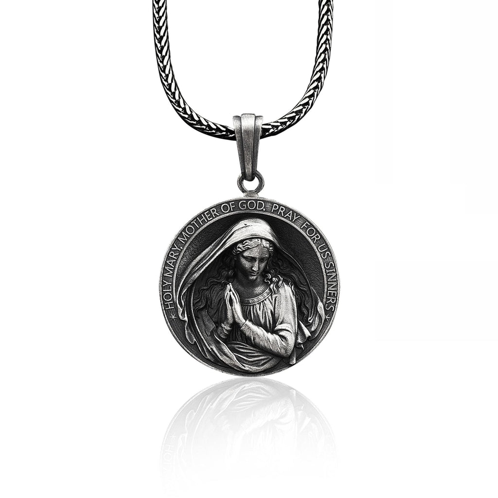 Collar "Santa María Madre de Dios Ruega por Nosotros Pecadores" Estilo Clásico