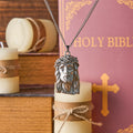 Collar con Dije Bendecido Corona de Espinas de Jesús Estilo Realista