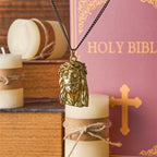 Collar con Dije Bendecido Corona de Espinas de Jesús Estilo Realista