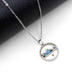 Collar con Dije Semilla de Mostaza "Con Fe Todo es Posible" Estilo Clásico