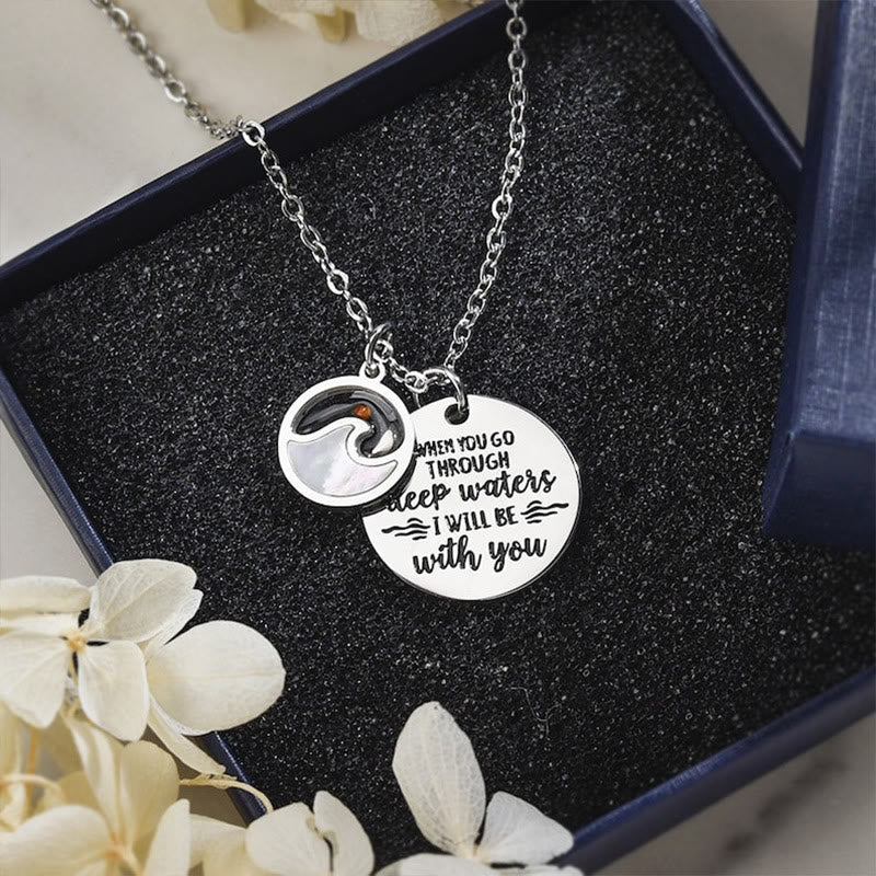 Collar con Dije Semilla de Mostaza "Estaré Contigo" Estilo Clásico