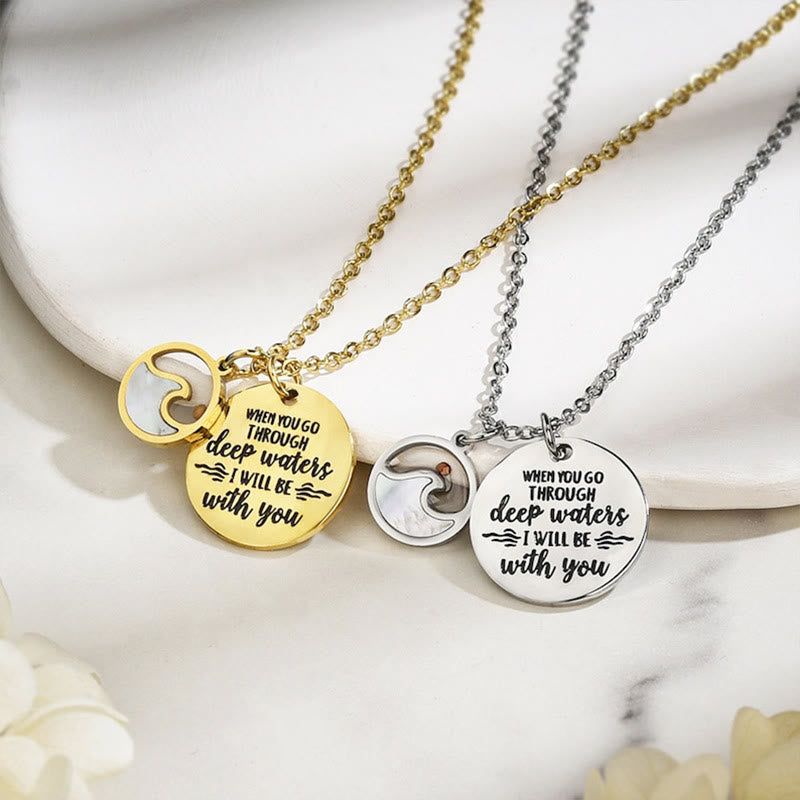 Collar con Dije Semilla de Mostaza "Estaré Contigo" Estilo Clásico