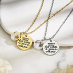 Collar con Dije Semilla de Mostaza "Estaré Contigo" Estilo Clásico