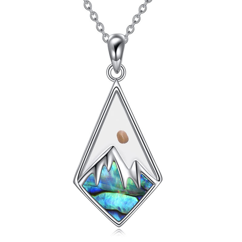 Collar con Dije Semilla de Mostaza "La Fe Mueve Montañas" Estilo Moderno