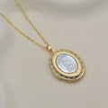 Collar con Dije Relicario de la Virgen de Guadalupe Estilo Clásico