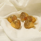 Anillo de Fe Divina con Cruz Única Estilo Clásico