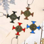 Collar con Dije de Protección Cruz de San Benito Estilo Clásico