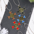 Collar con Dije de Protección Cruz de San Benito Estilo Clásico